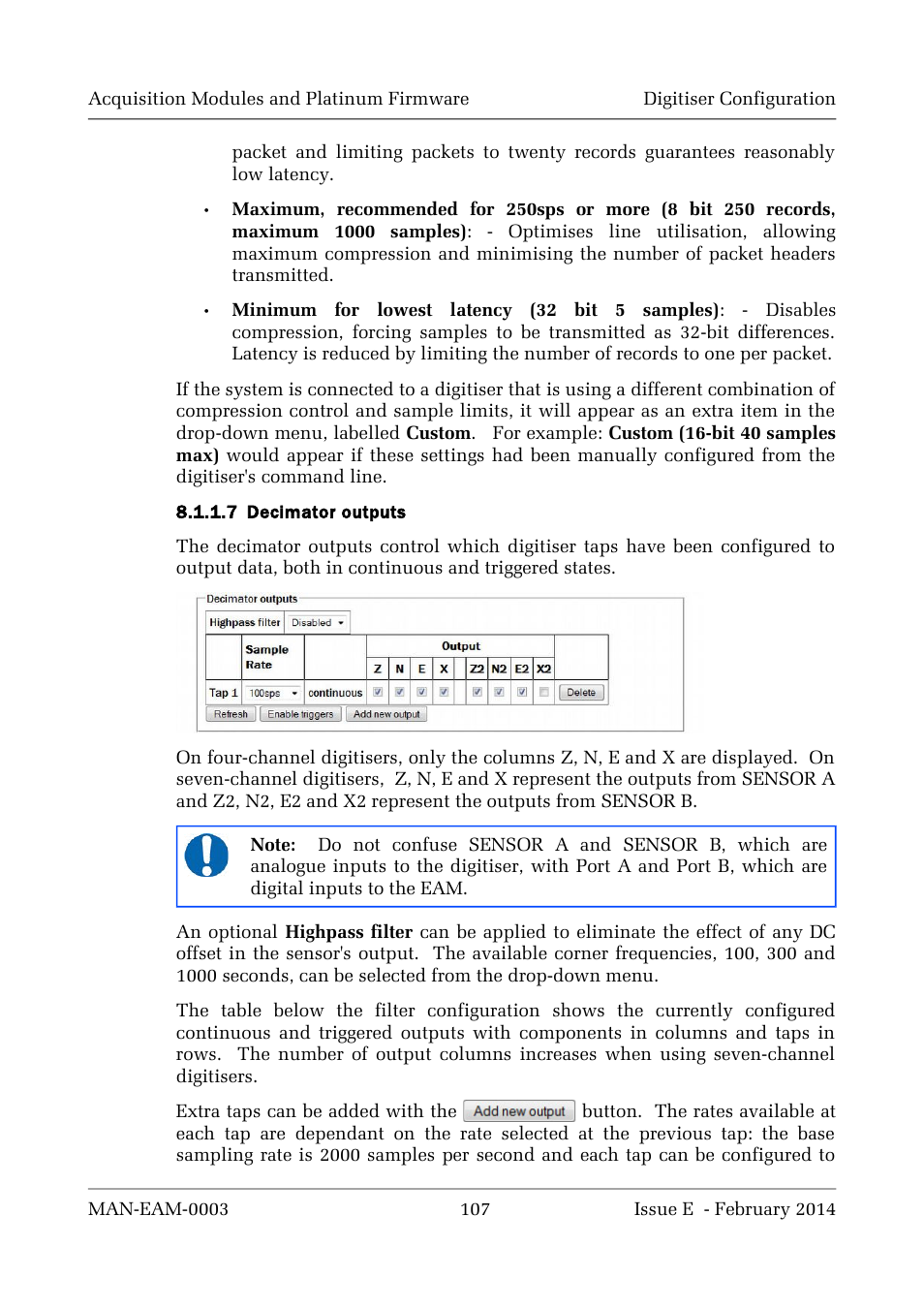 Guralp Systems CMG-DCM build <10,000 User Manual | Page 107 / 288