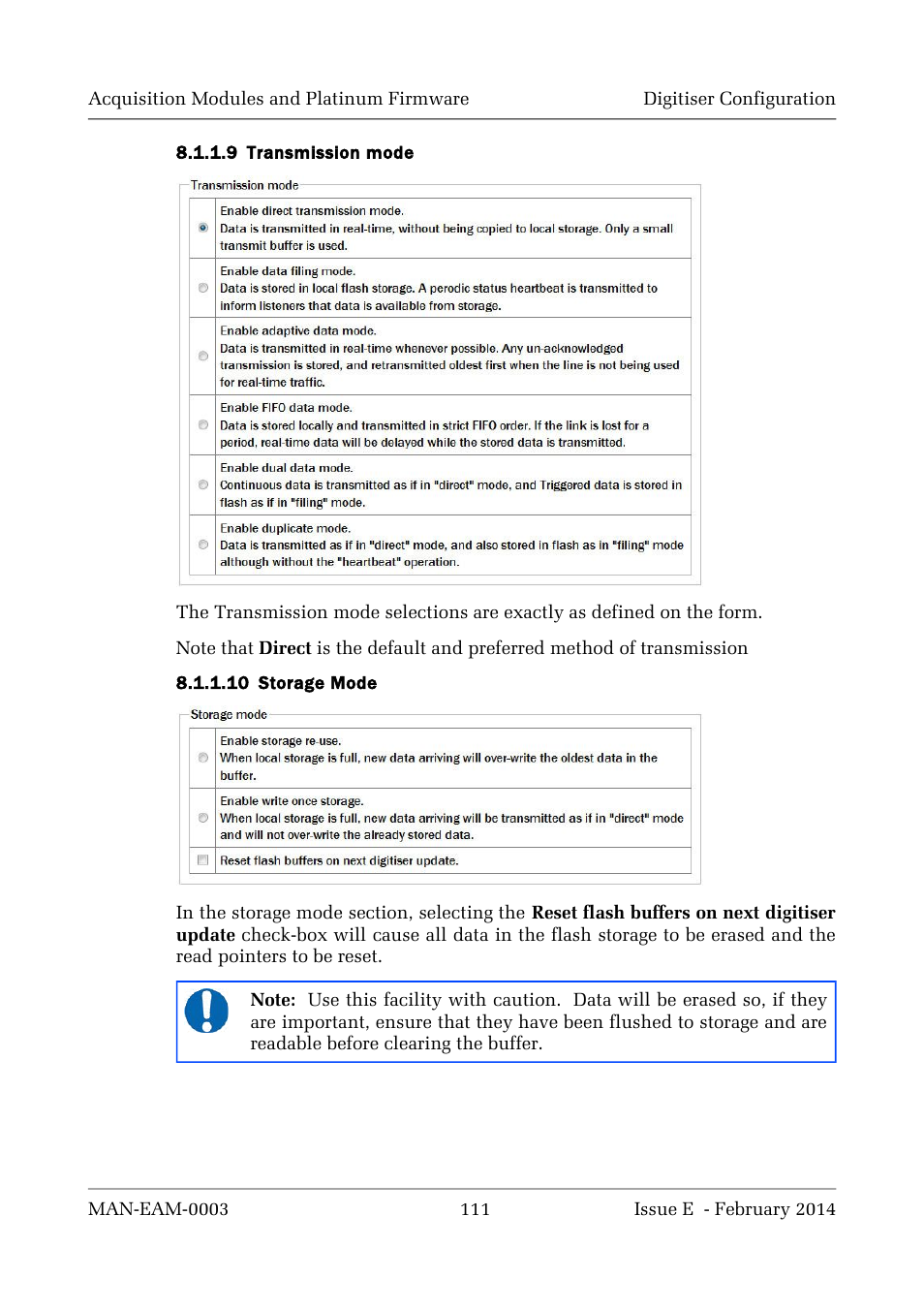 Guralp Systems CMG-DCM build <10,000 User Manual | Page 111 / 288