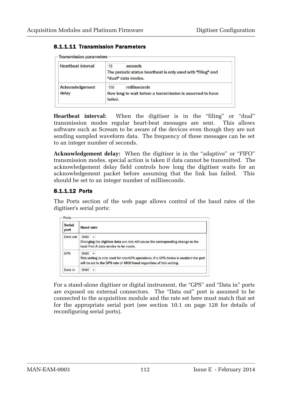Guralp Systems CMG-DCM build <10,000 User Manual | Page 112 / 288