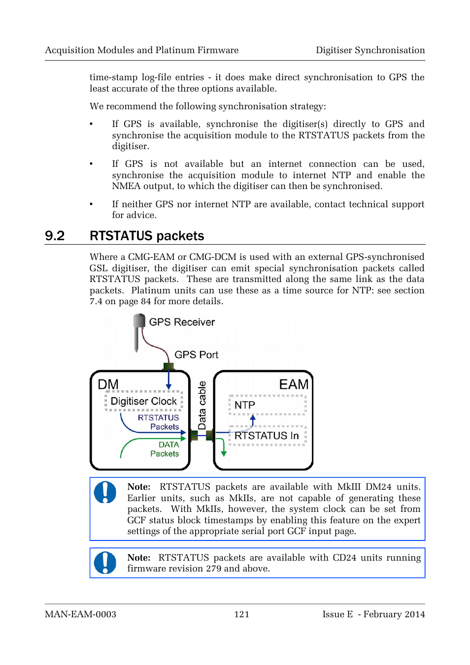 2 rtstatus packets | Guralp Systems CMG-DCM build <10,000 User Manual | Page 121 / 288