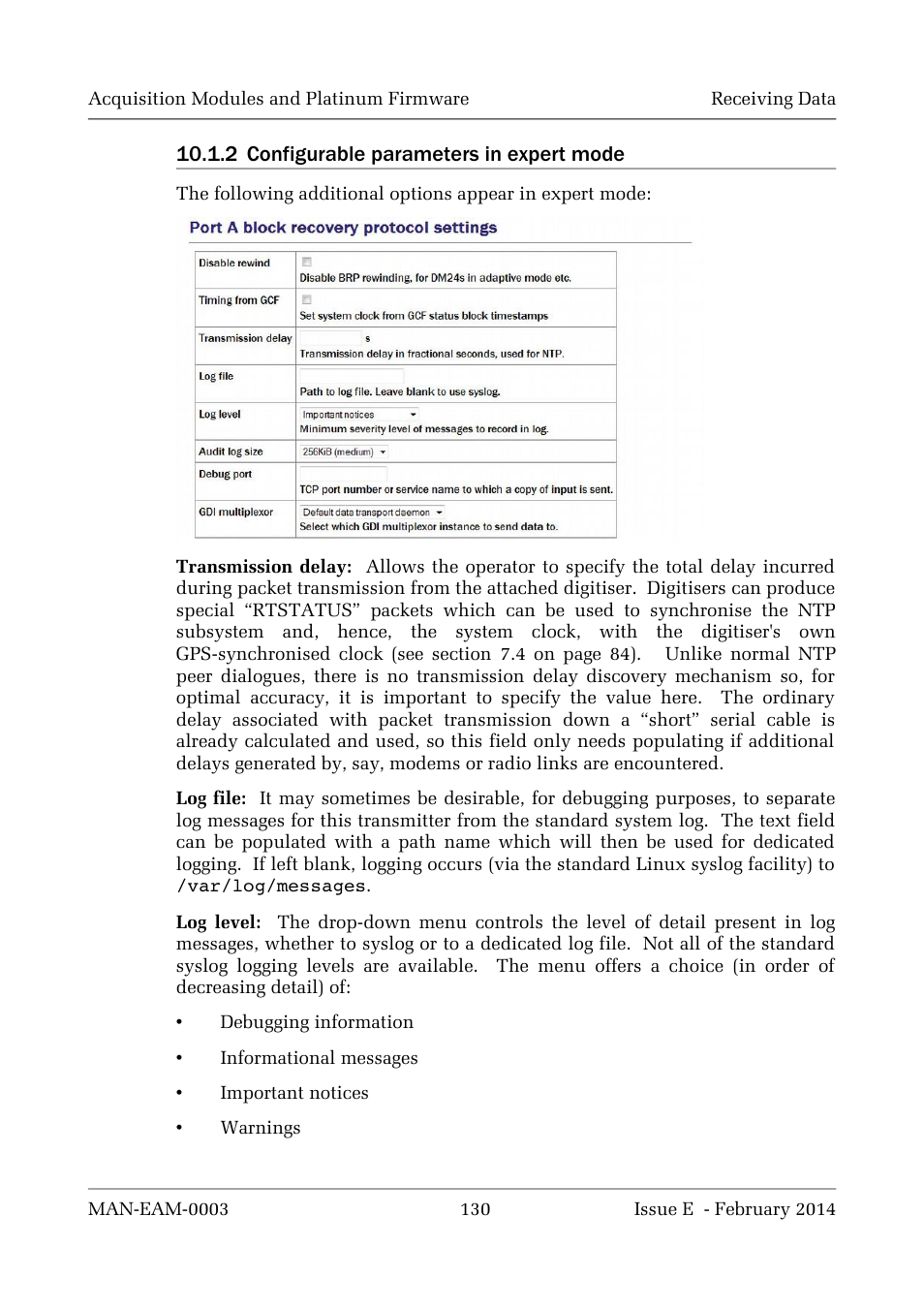 Guralp Systems CMG-DCM build <10,000 User Manual | Page 130 / 288