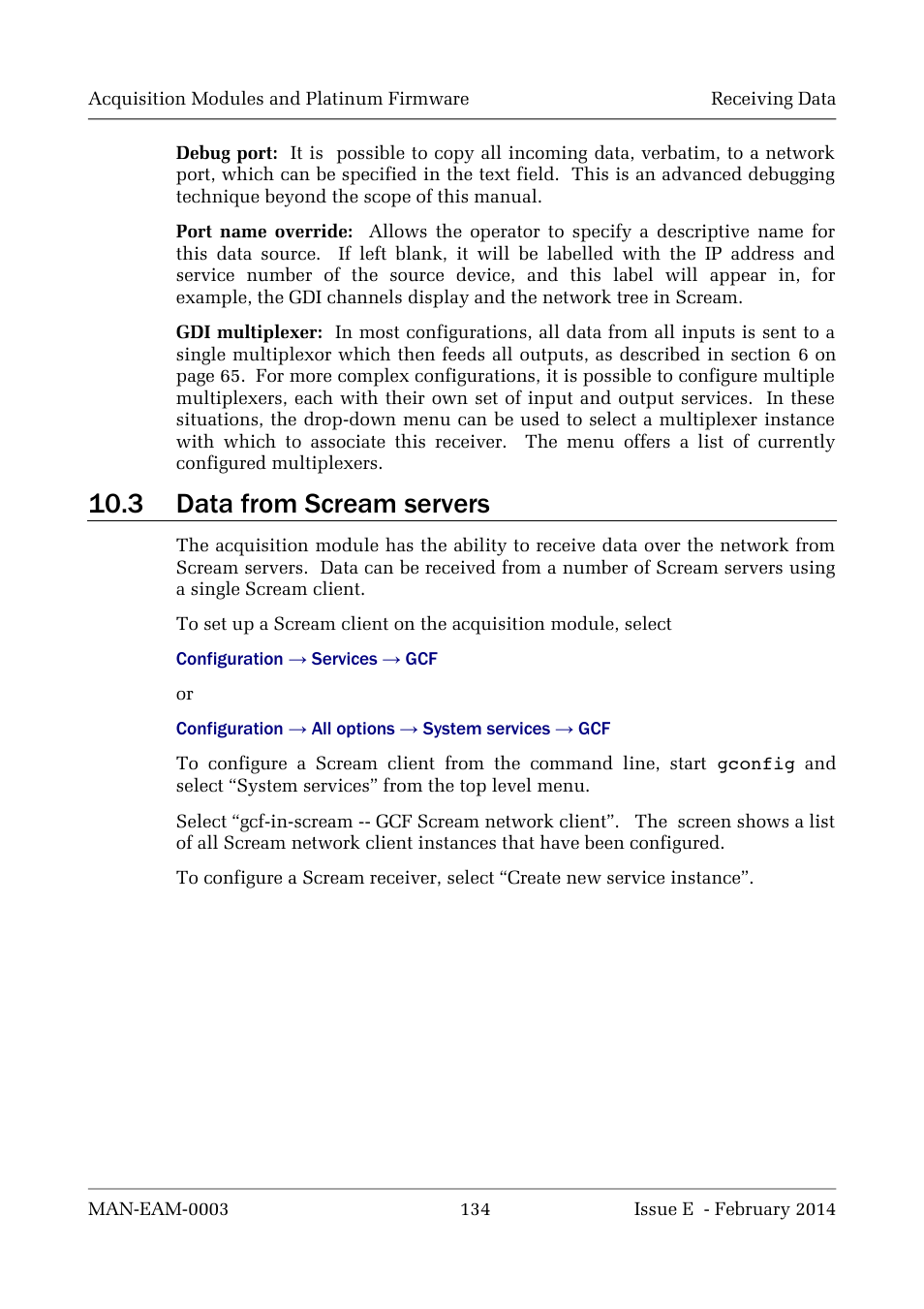 3 data from scream servers | Guralp Systems CMG-DCM build <10,000 User Manual | Page 134 / 288
