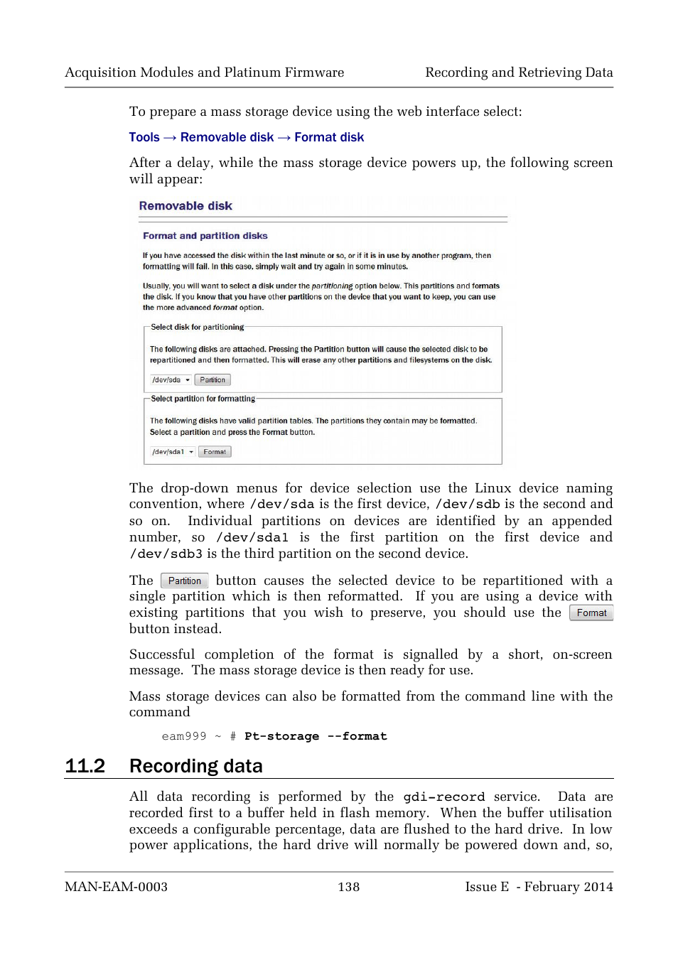 2 recording data | Guralp Systems CMG-DCM build <10,000 User Manual | Page 138 / 288