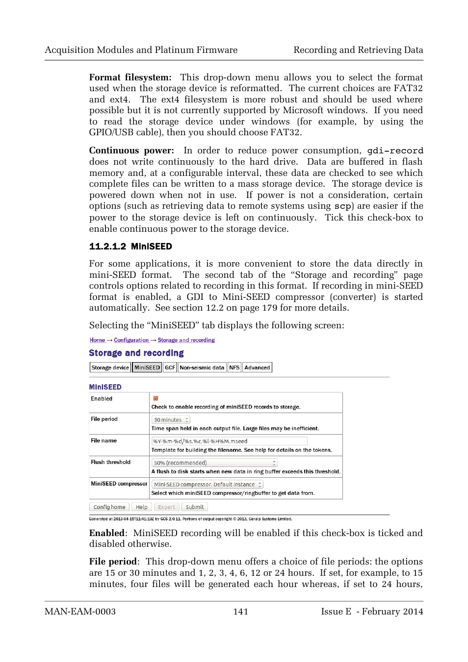 Guralp Systems CMG-DCM build <10,000 User Manual | Page 141 / 288