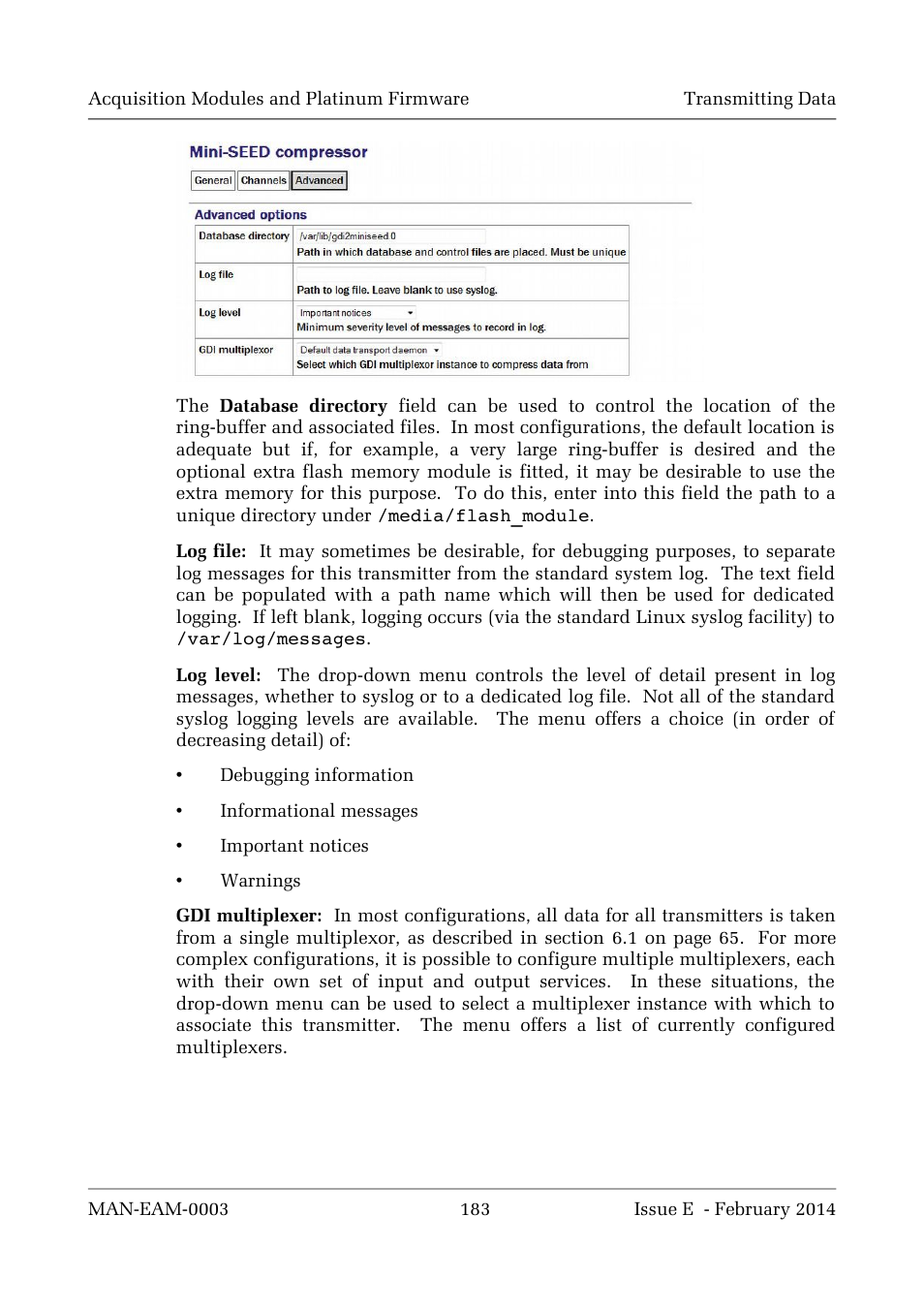 Guralp Systems CMG-DCM build <10,000 User Manual | Page 183 / 288