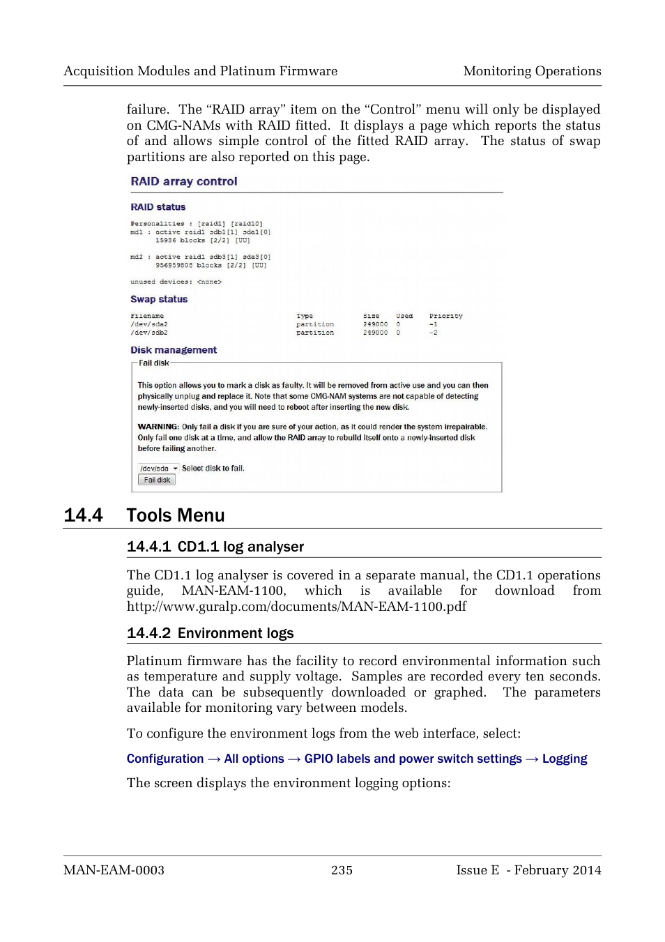 4 tools menu | Guralp Systems CMG-DCM build <10,000 User Manual | Page 235 / 288