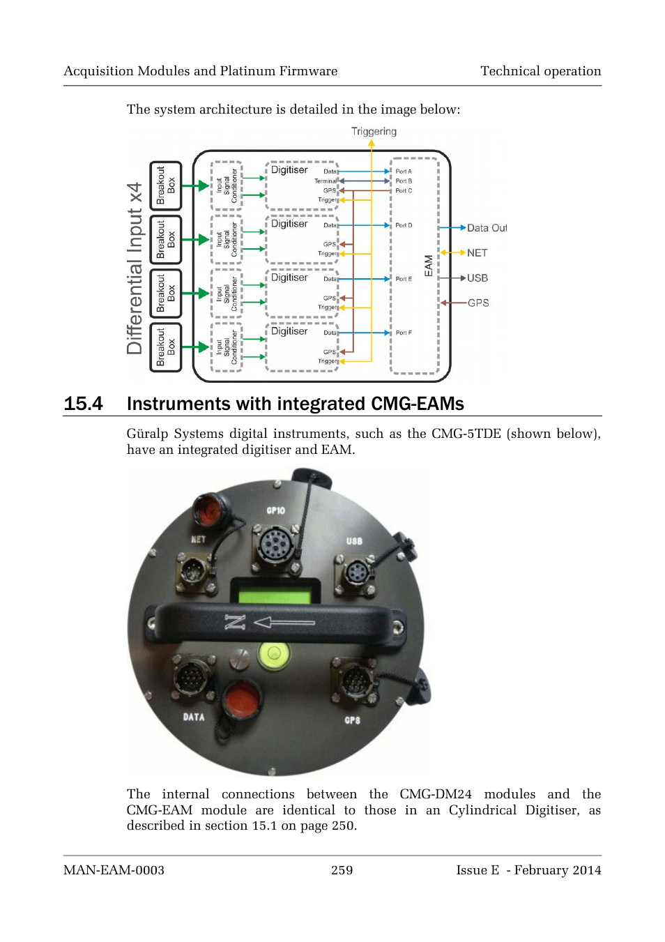 4 instruments with integrated cmg-eams | Guralp Systems CMG-DCM build <10,000 User Manual | Page 259 / 288