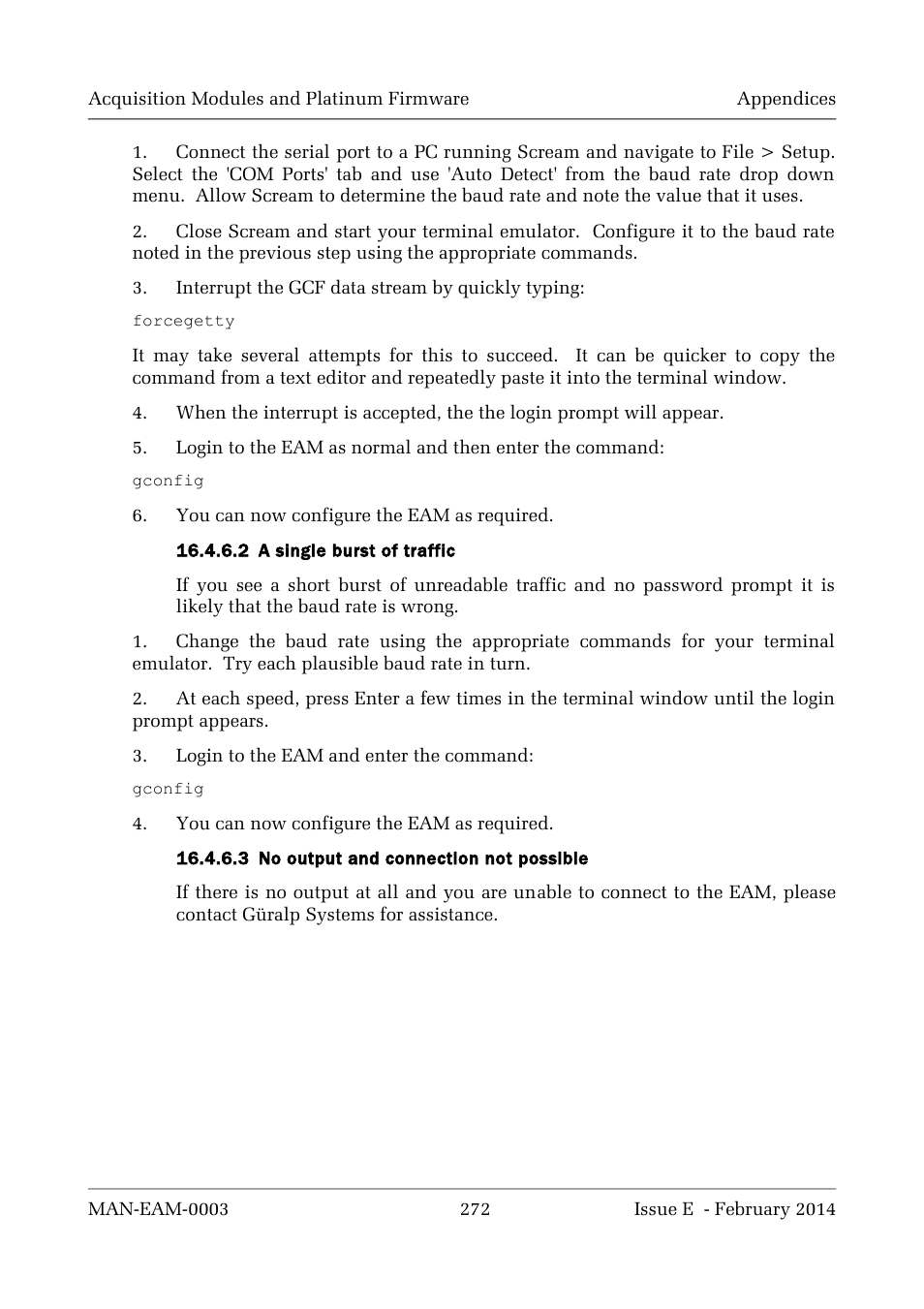 Guralp Systems CMG-DCM build <10,000 User Manual | Page 272 / 288