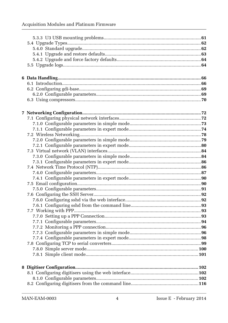 Guralp Systems CMG-DCM build <10,000 User Manual | Page 4 / 288