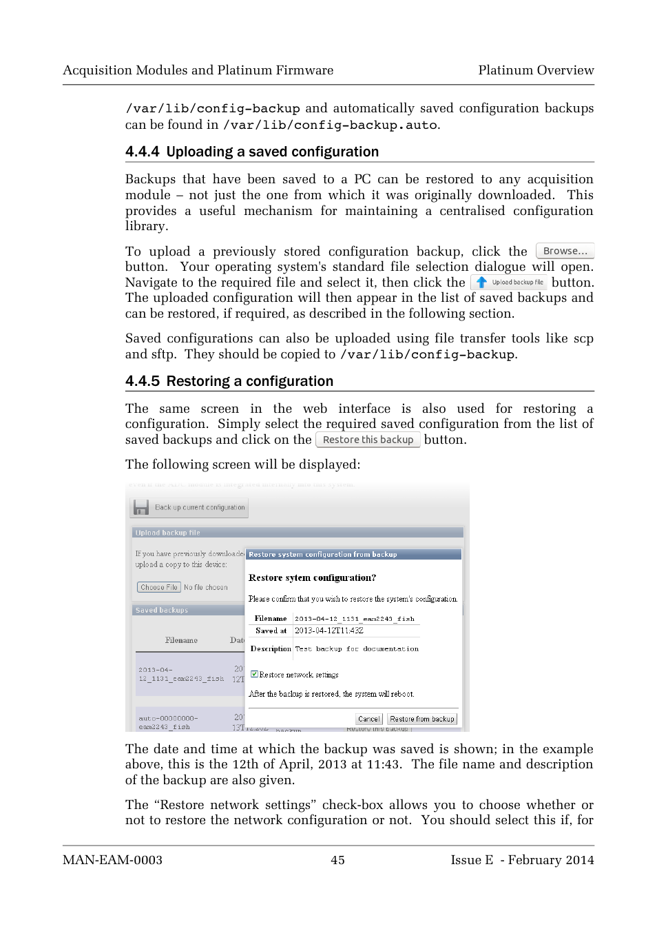 Guralp Systems CMG-DCM build <10,000 User Manual | Page 45 / 288