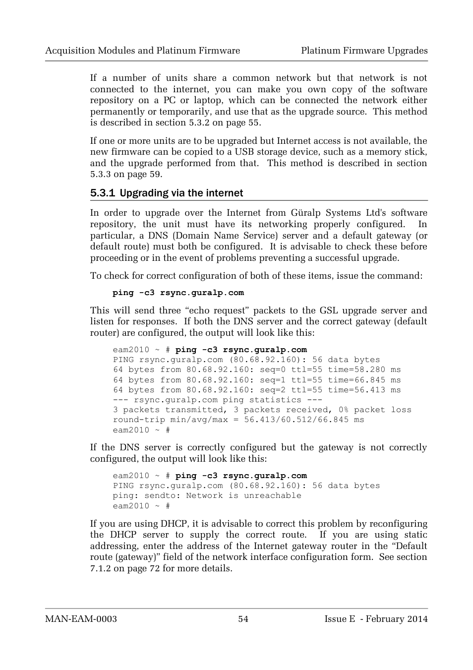 Guralp Systems CMG-DCM build <10,000 User Manual | Page 54 / 288