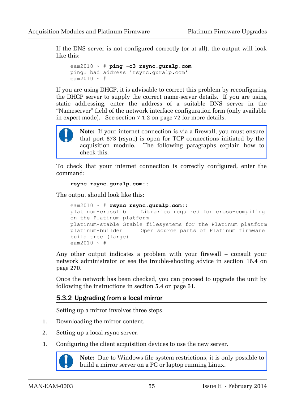 Guralp Systems CMG-DCM build <10,000 User Manual | Page 55 / 288