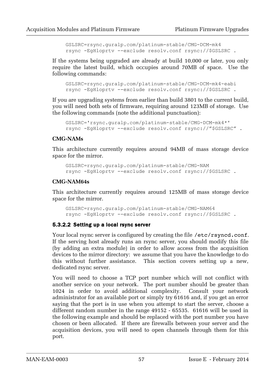 Guralp Systems CMG-DCM build <10,000 User Manual | Page 57 / 288