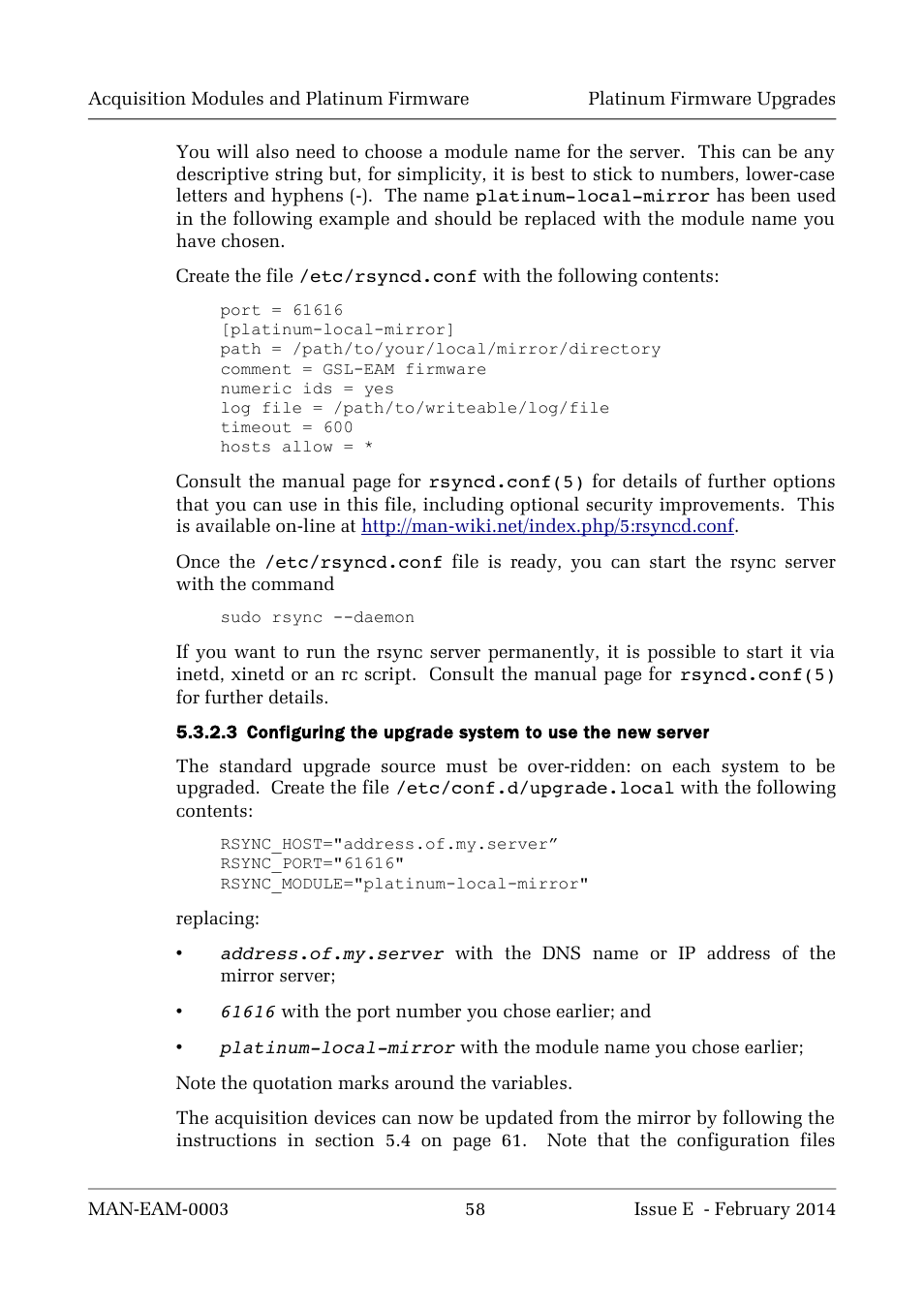 Guralp Systems CMG-DCM build <10,000 User Manual | Page 58 / 288