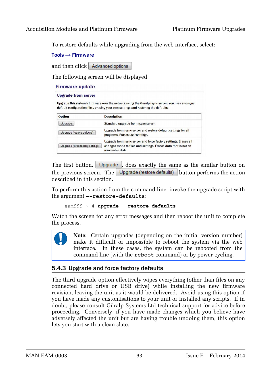 Guralp Systems CMG-DCM build <10,000 User Manual | Page 63 / 288