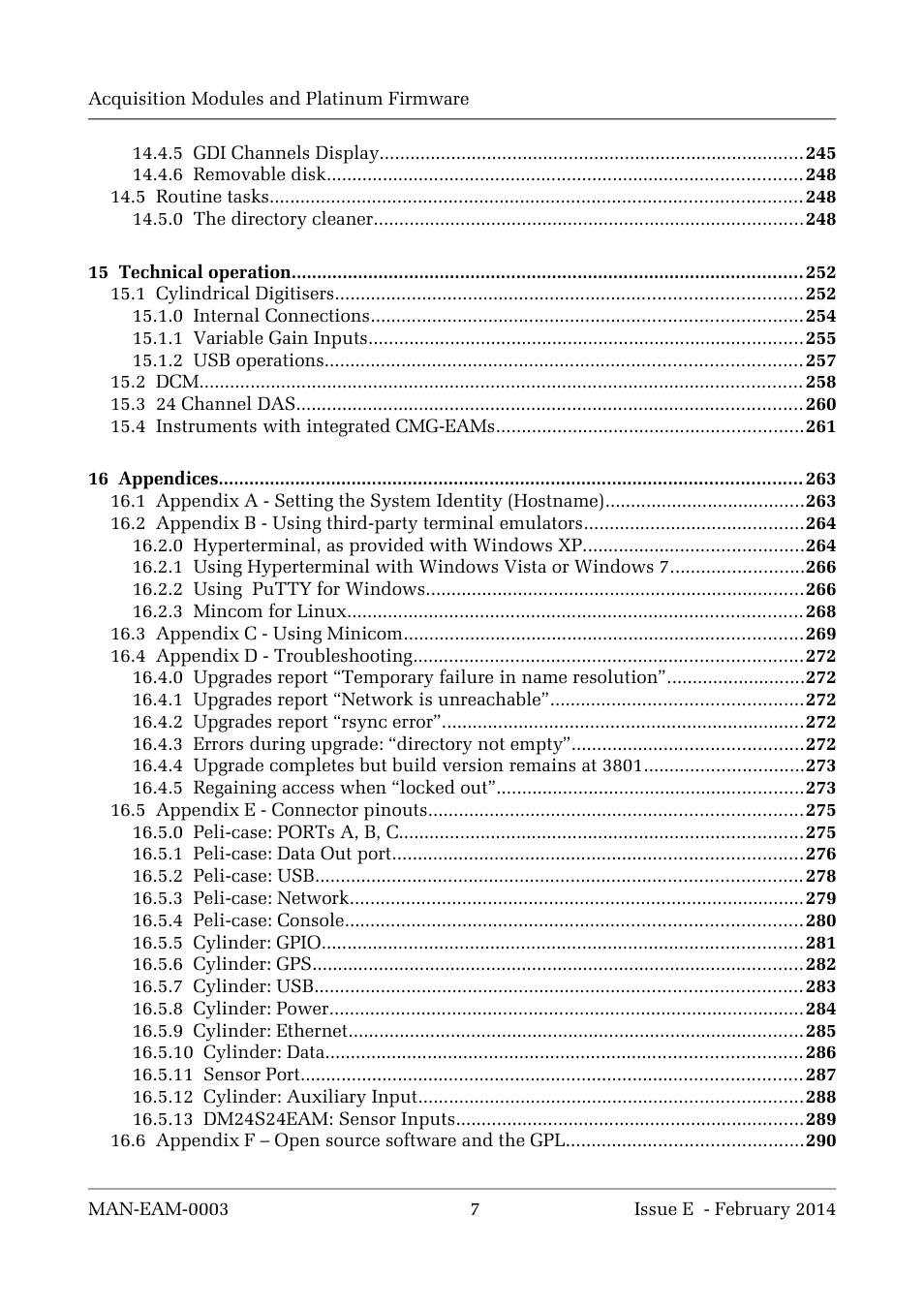 Guralp Systems CMG-DCM build <10,000 User Manual | Page 7 / 288