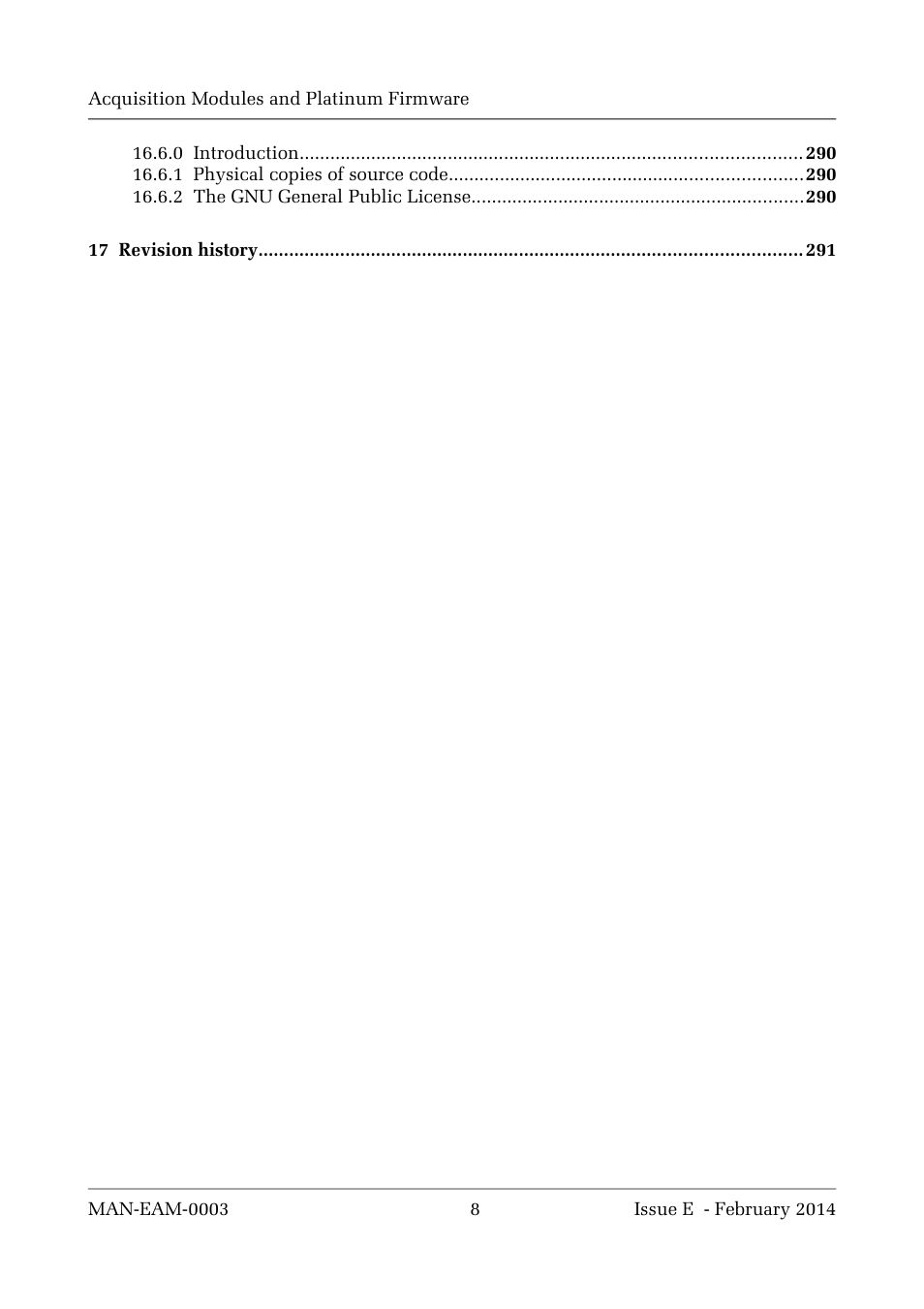 Guralp Systems CMG-DCM build <10,000 User Manual | Page 8 / 288