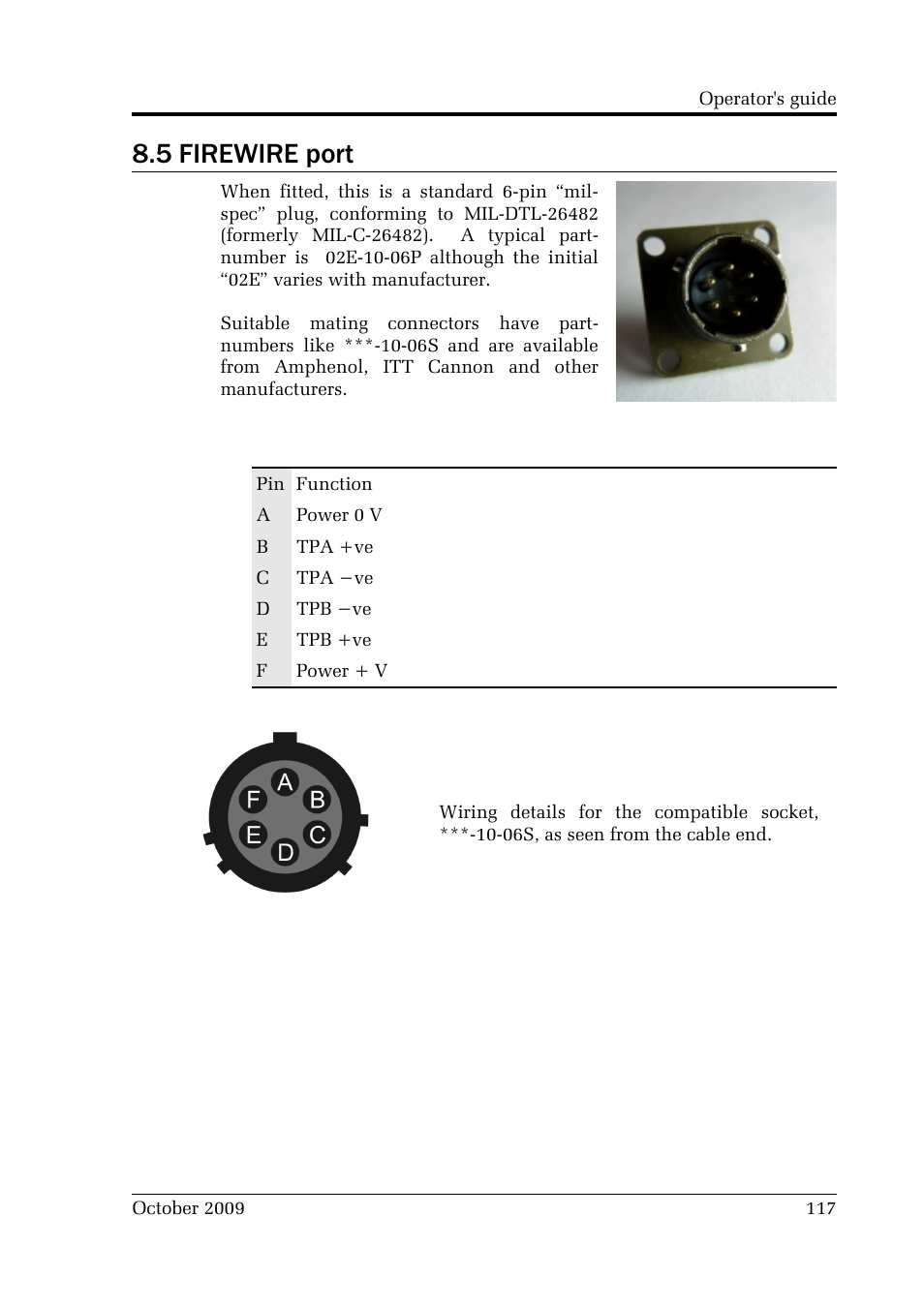 5 firewire port | Guralp Systems CMG-DM24 User Manual | Page 117 / 122