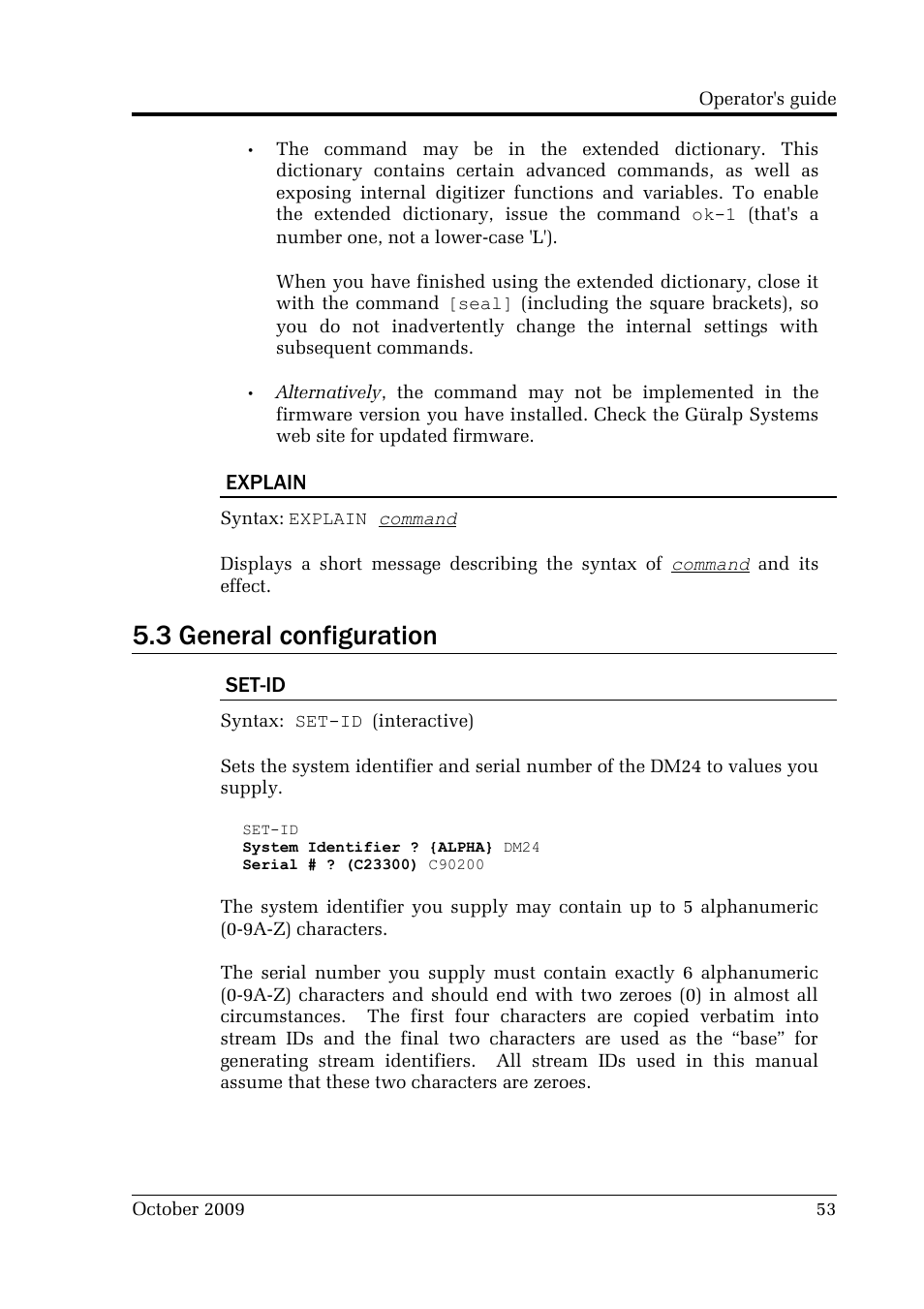 3 general configuration | Guralp Systems CMG-DM24 User Manual | Page 53 / 122