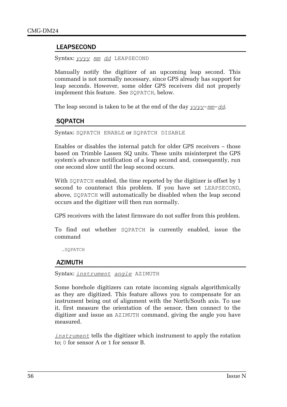 Guralp Systems CMG-DM24 User Manual | Page 56 / 122