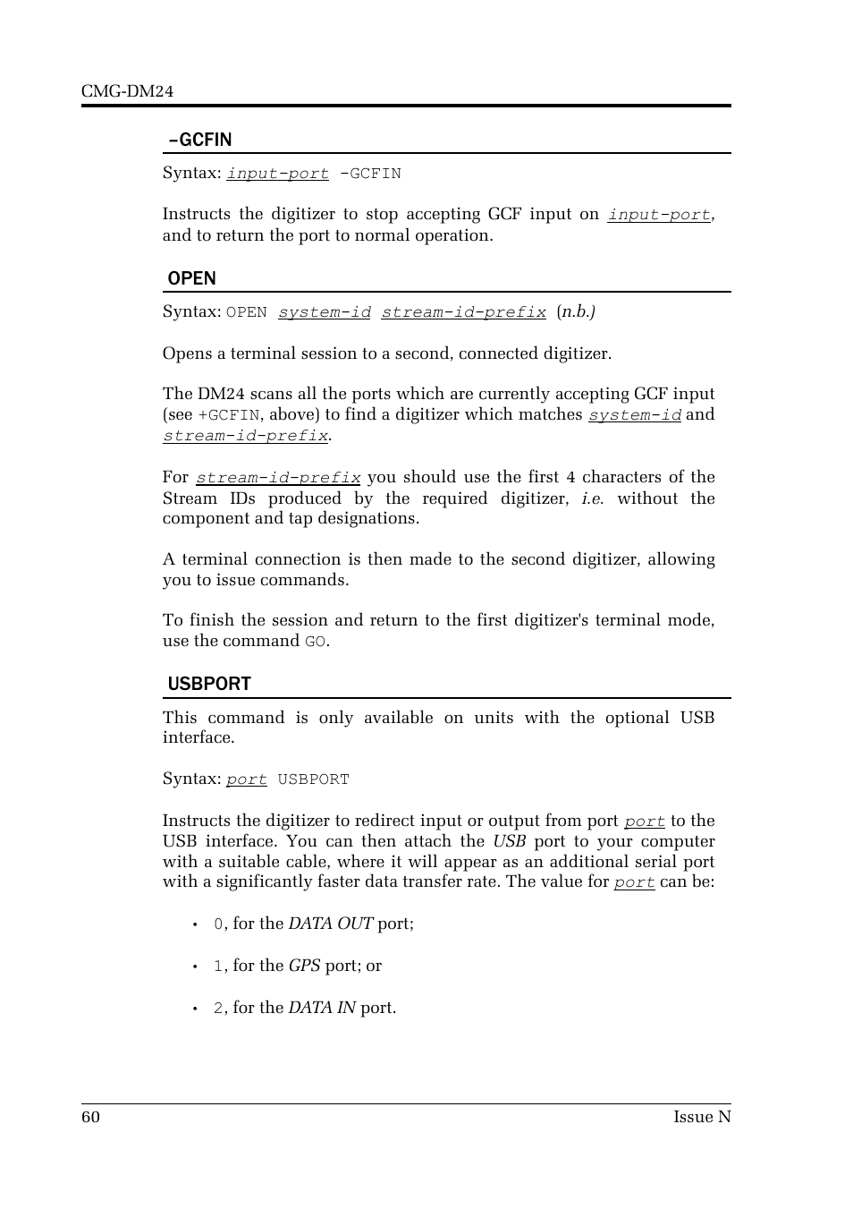 Guralp Systems CMG-DM24 User Manual | Page 60 / 122