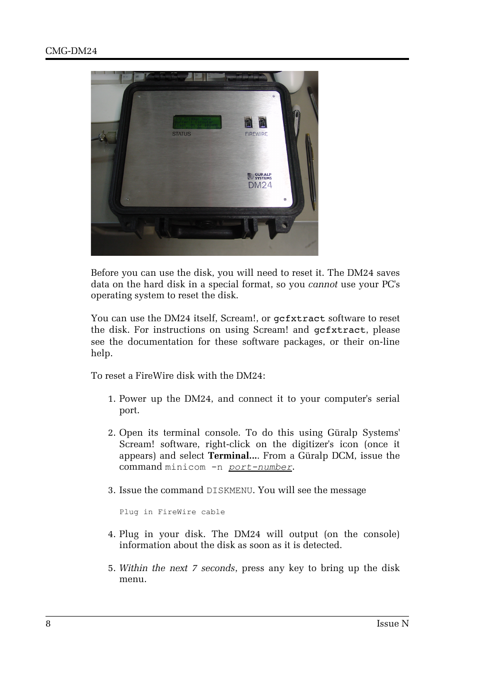 Guralp Systems CMG-DM24 User Manual | Page 8 / 122