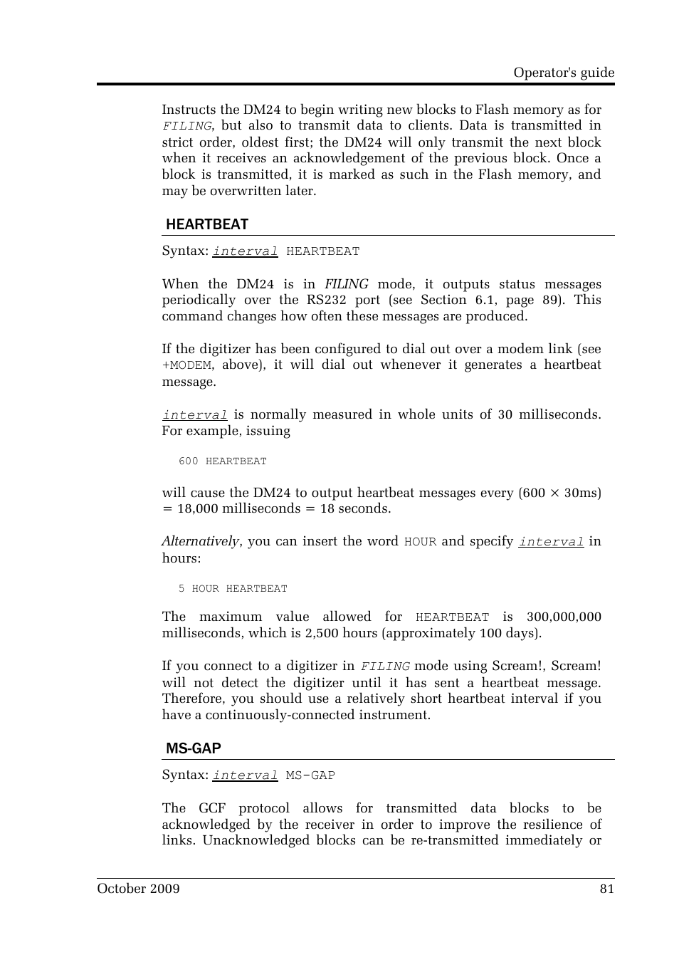 Guralp Systems CMG-DM24 User Manual | Page 81 / 122