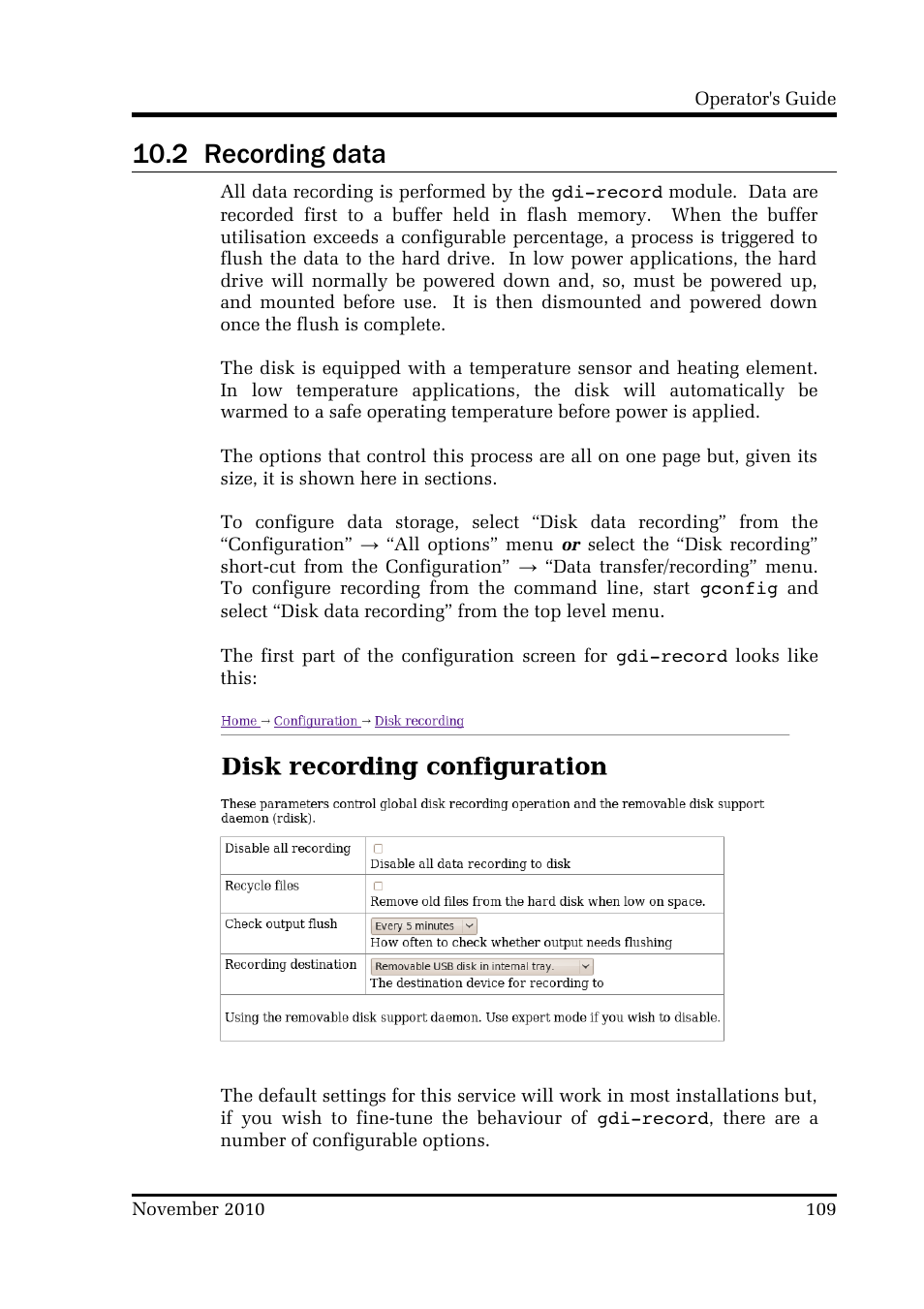 2 recording data | Guralp Systems CMG-DCM build <10,000 User Manual | Page 109 / 214