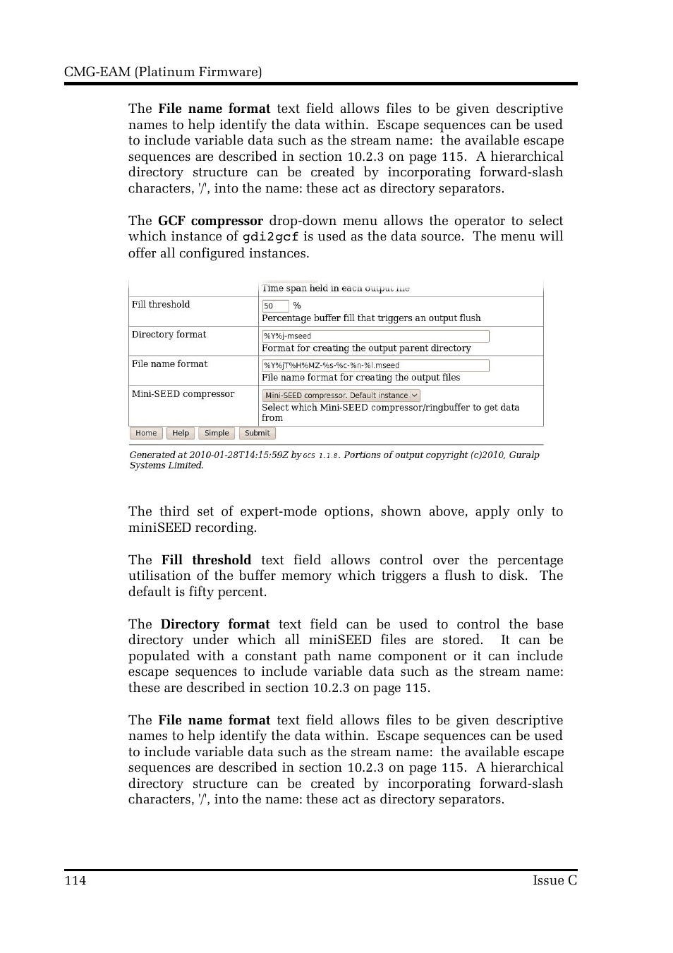 Guralp Systems CMG-DCM build <10,000 User Manual | Page 114 / 214
