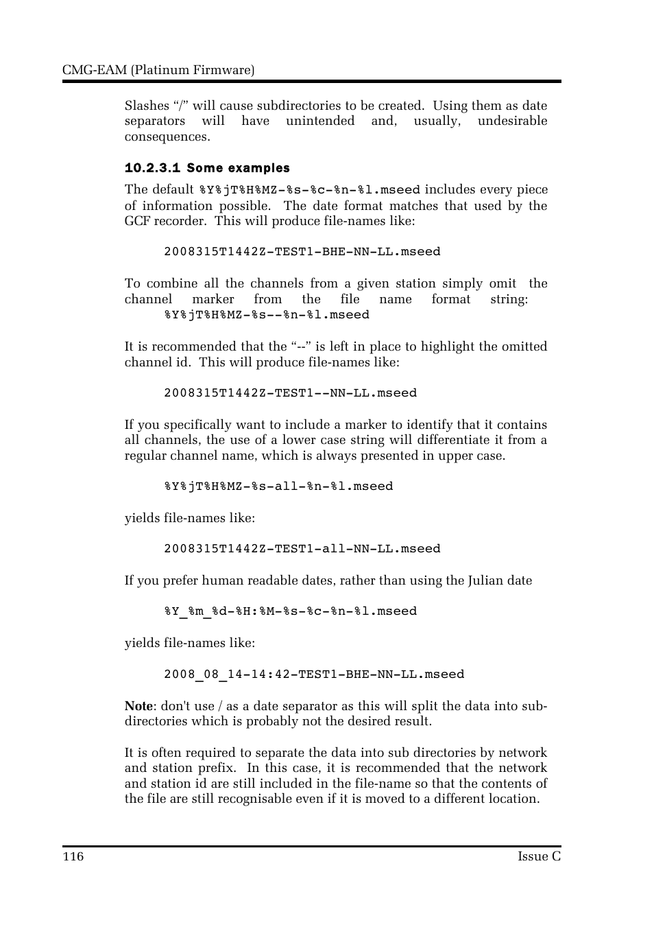 Guralp Systems CMG-DCM build <10,000 User Manual | Page 116 / 214