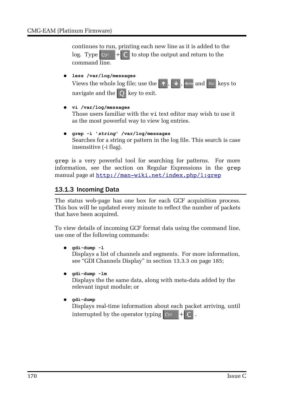 3 incoming data | Guralp Systems CMG-DCM build <10,000 User Manual | Page 170 / 214
