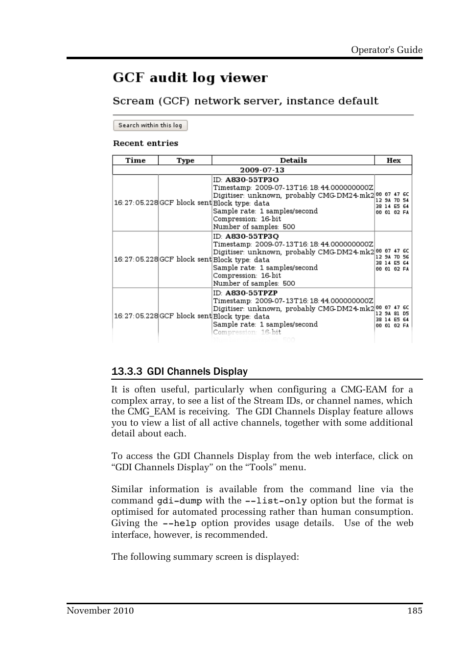 Guralp Systems CMG-DCM build <10,000 User Manual | Page 185 / 214