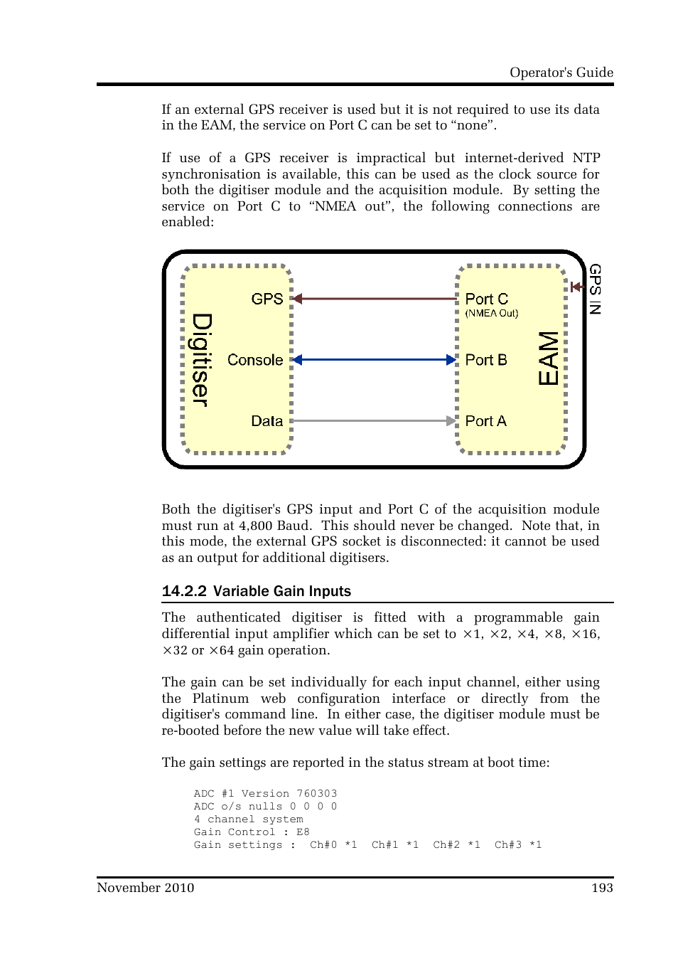 2 variable gain inputs | Guralp Systems CMG-DCM build <10,000 User Manual | Page 193 / 214