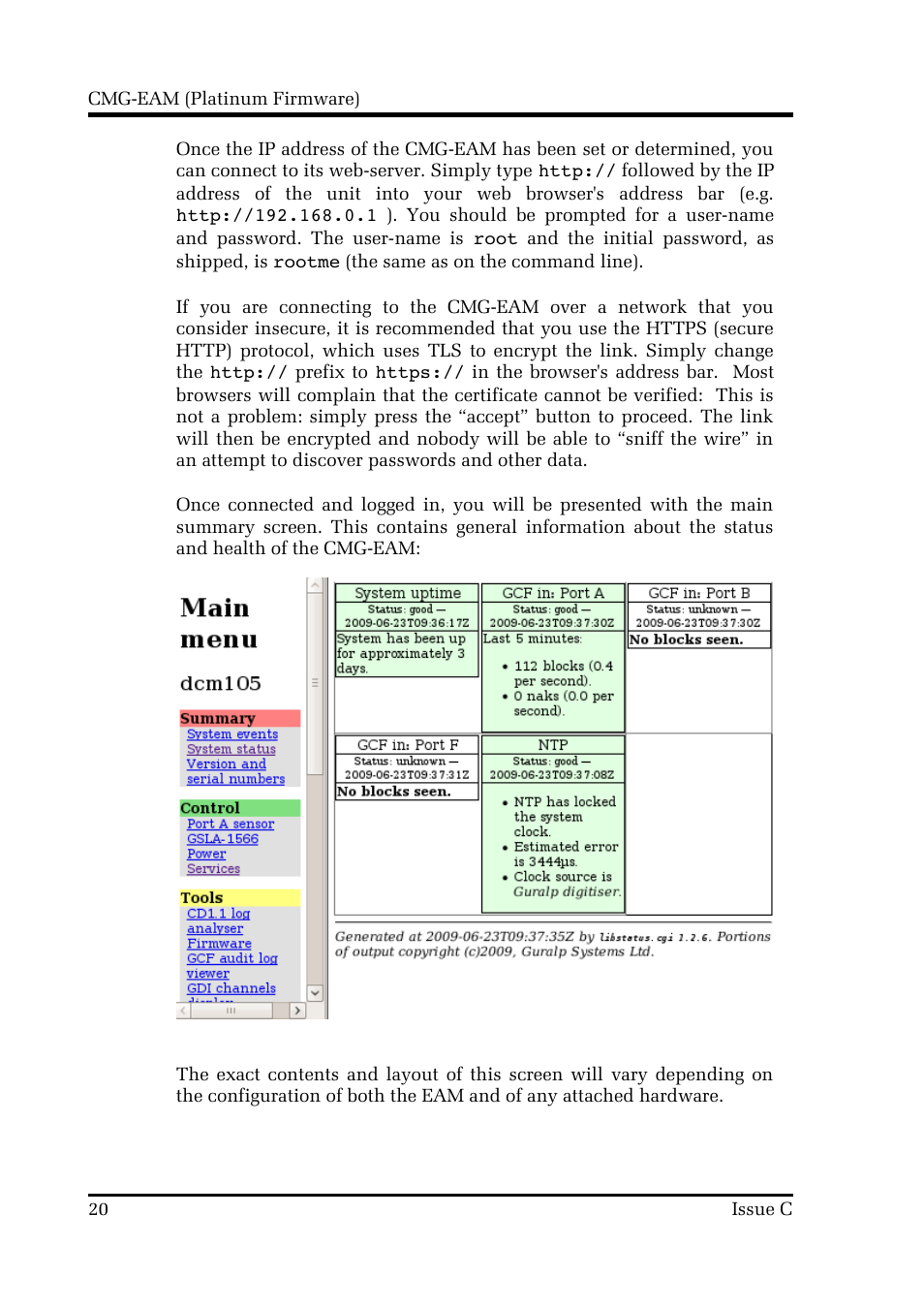 Guralp Systems CMG-DCM build <10,000 User Manual | Page 20 / 214