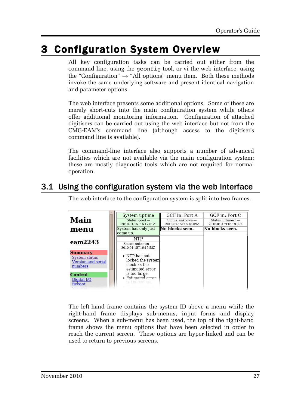 3 configuration system overview | Guralp Systems CMG-DCM build <10,000 User Manual | Page 27 / 214