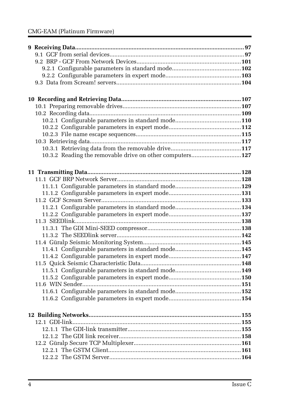 Guralp Systems CMG-DCM build <10,000 User Manual | Page 4 / 214