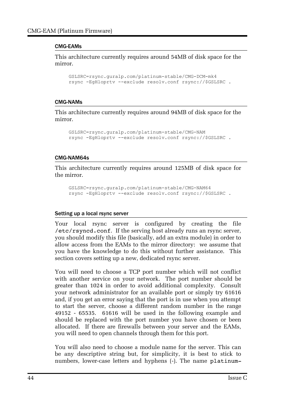Guralp Systems CMG-DCM build <10,000 User Manual | Page 44 / 214