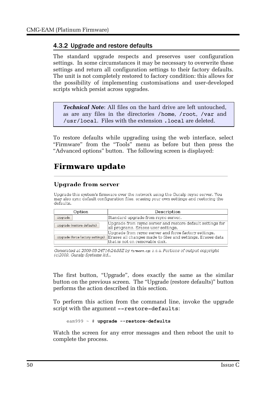 Guralp Systems CMG-DCM build <10,000 User Manual | Page 50 / 214