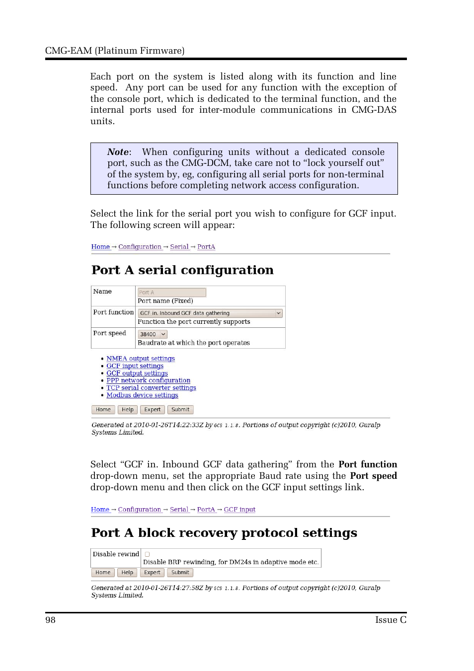 Guralp Systems CMG-DCM build <10,000 User Manual | Page 98 / 214