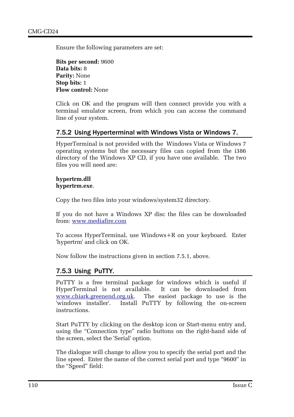 Guralp Systems CMG-CD24 User Manual | Page 110 / 117