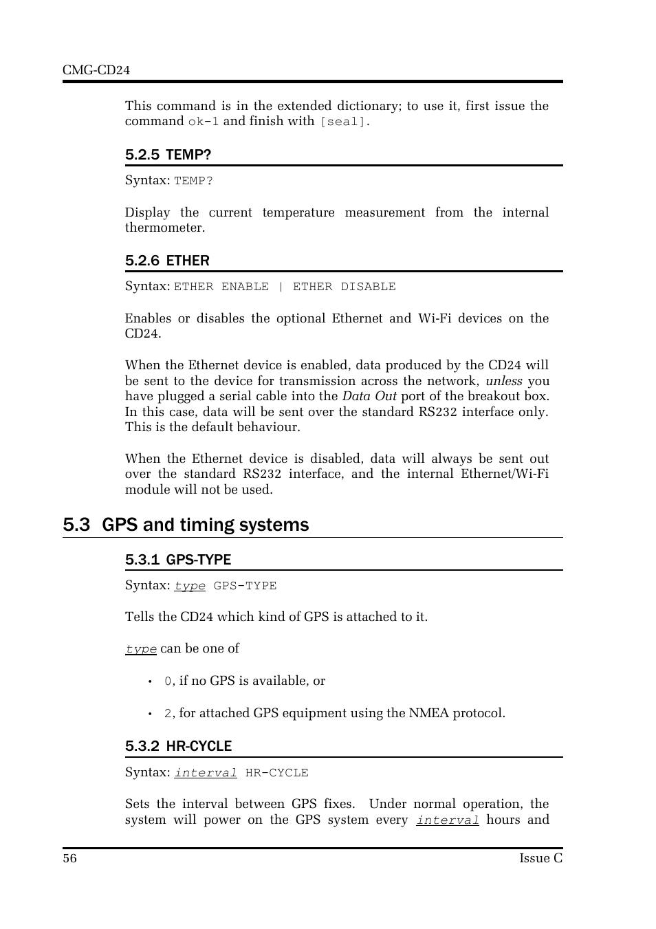 3 gps and timing systems | Guralp Systems CMG-CD24 User Manual | Page 56 / 117
