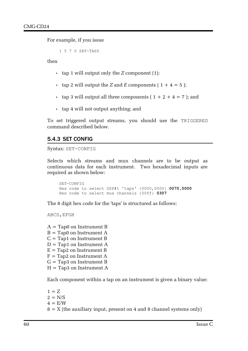 3 set config | Guralp Systems CMG-CD24 User Manual | Page 60 / 117