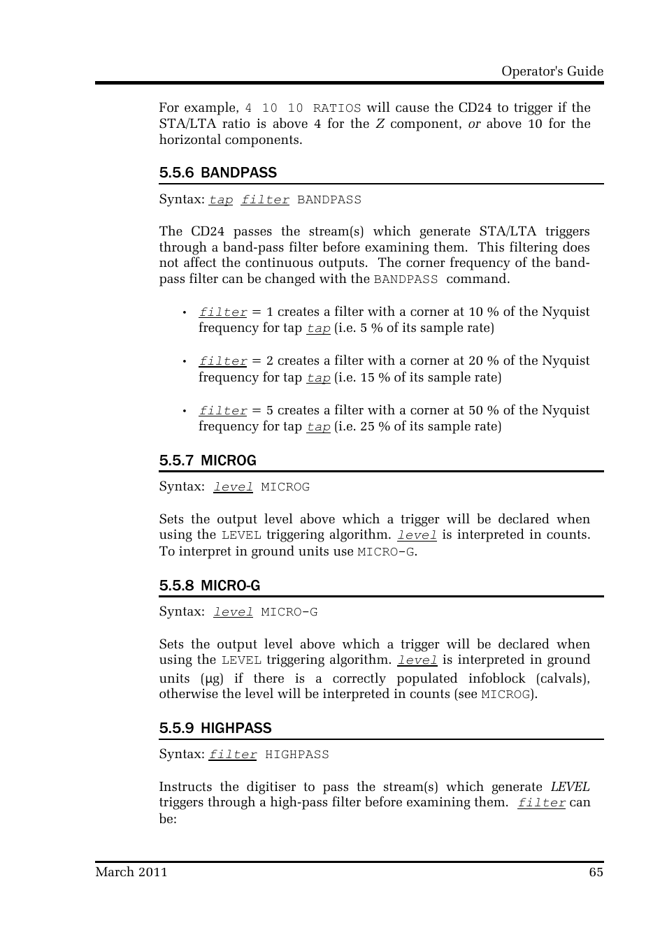 Guralp Systems CMG-CD24 User Manual | Page 65 / 117