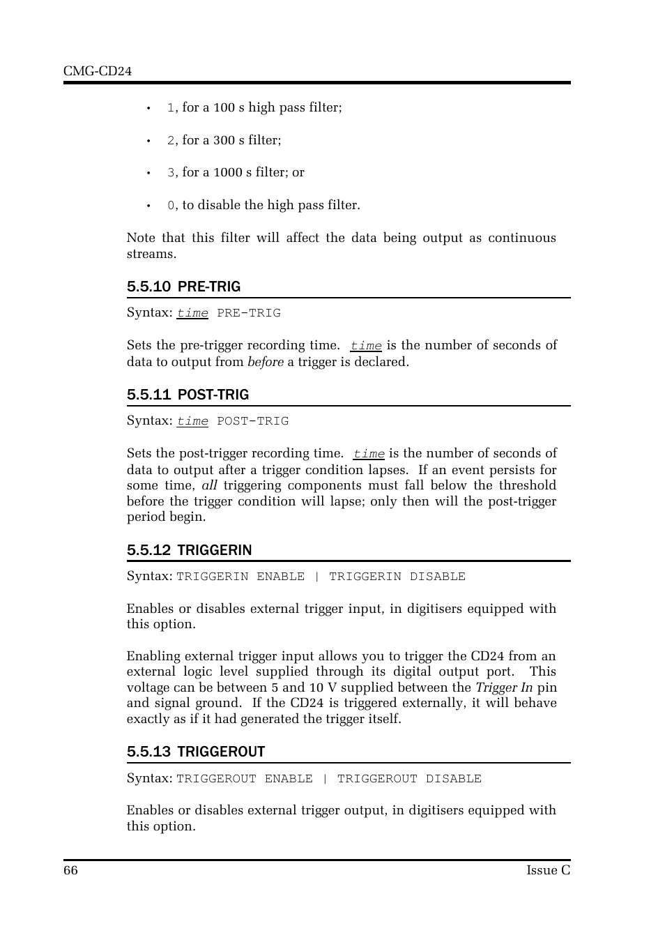 Guralp Systems CMG-CD24 User Manual | Page 66 / 117