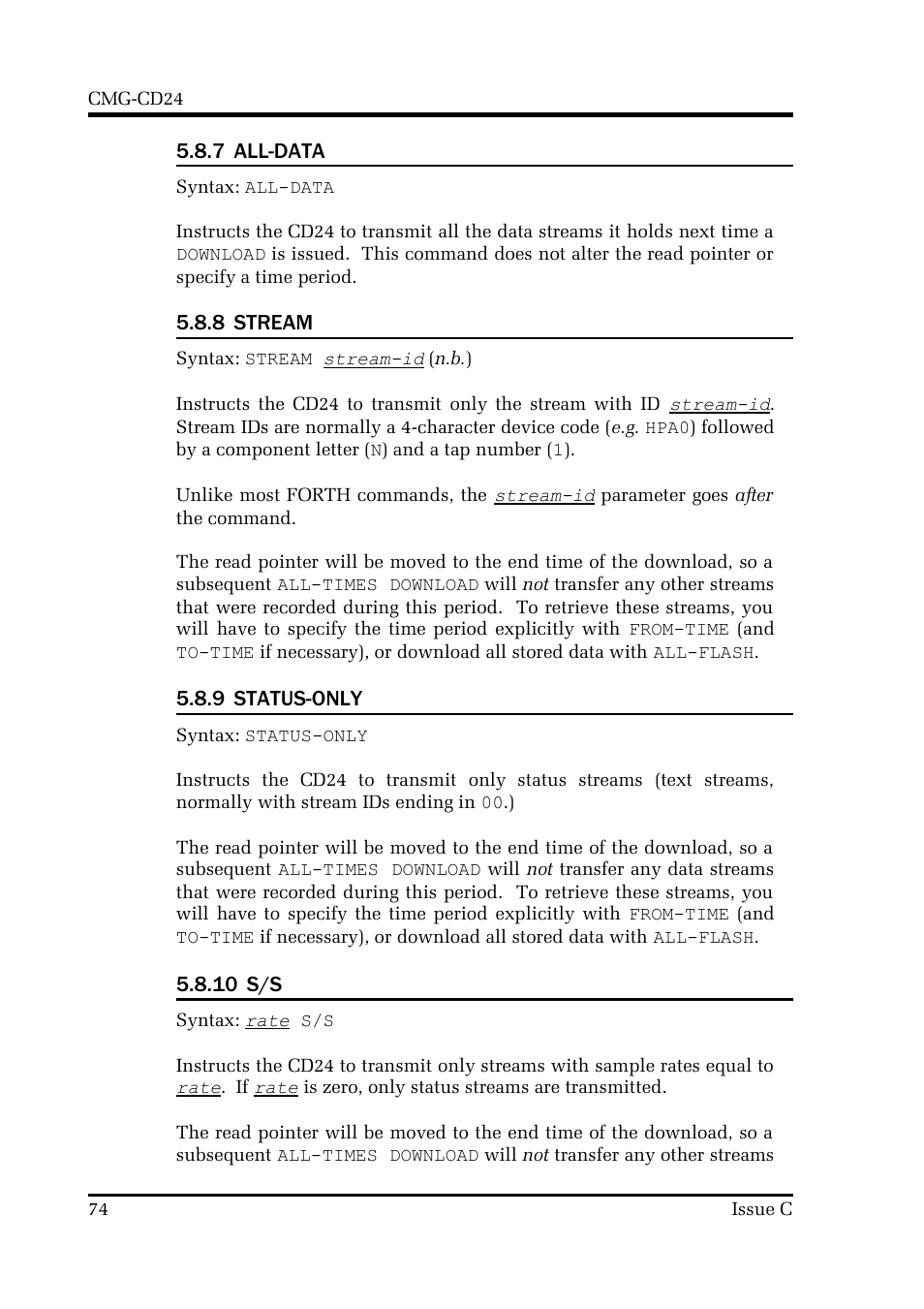 Guralp Systems CMG-CD24 User Manual | Page 74 / 117