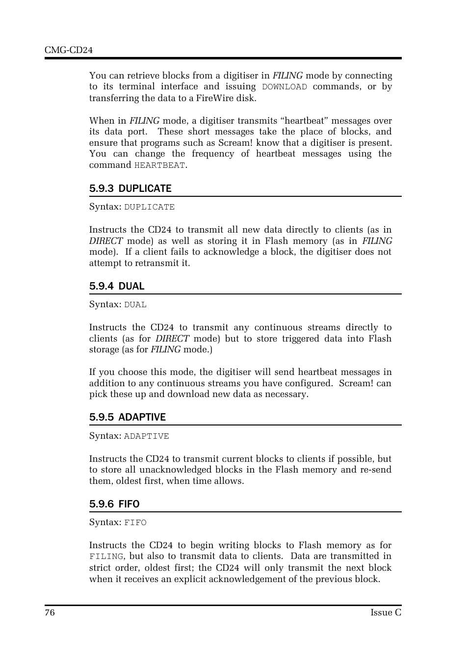 Guralp Systems CMG-CD24 User Manual | Page 76 / 117