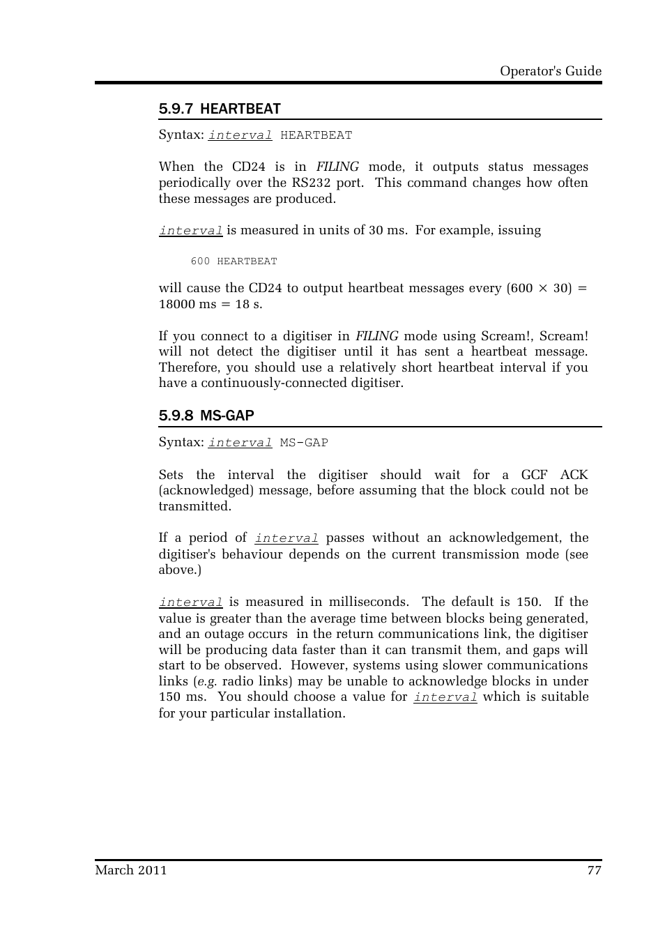 Guralp Systems CMG-CD24 User Manual | Page 77 / 117
