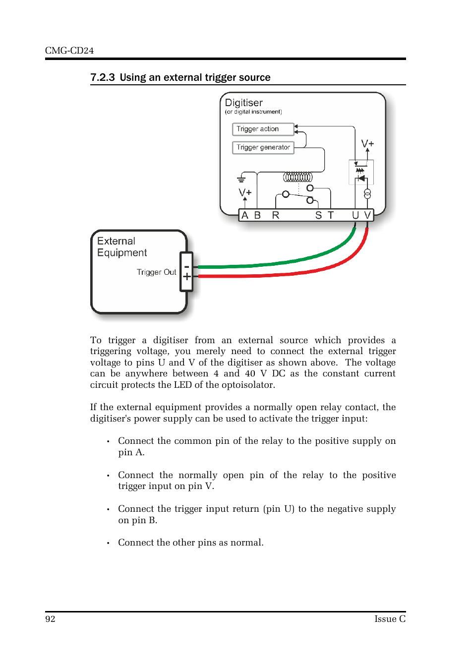 3 using an external trigger source | Guralp Systems CMG-CD24 User Manual | Page 92 / 117