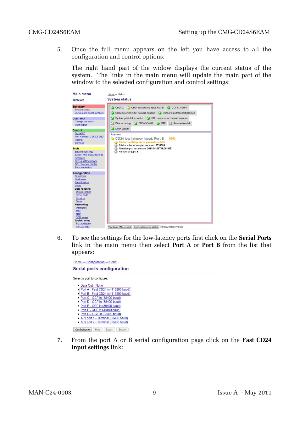 Guralp Systems CMG-CD24S6EAM User Manual | Page 12 / 42