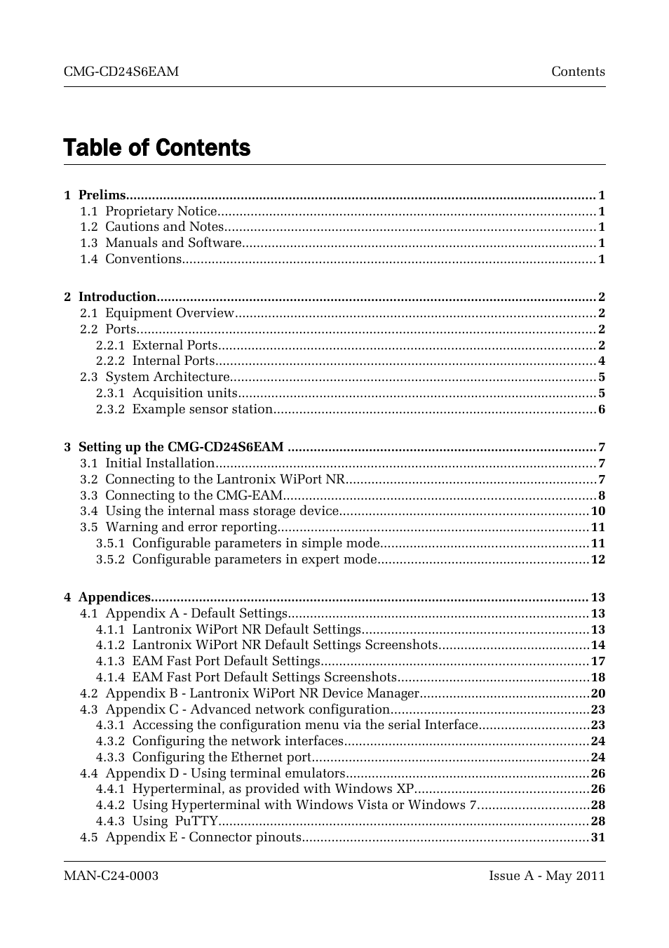 Guralp Systems CMG-CD24S6EAM User Manual | Page 2 / 42